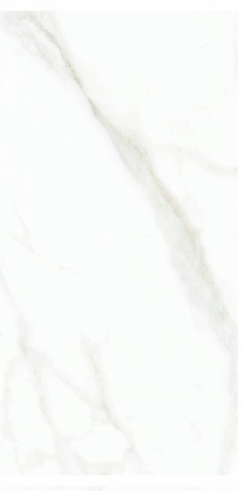 Arque porcelain floor tile, 24 by 48 inches, soft white with light veining